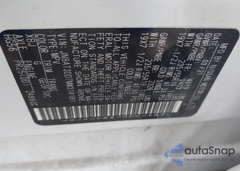 2021 Nissan Rogue Platinum Intelligent Awd from USA, damaged, VIN JN8AT3DD7MW314181